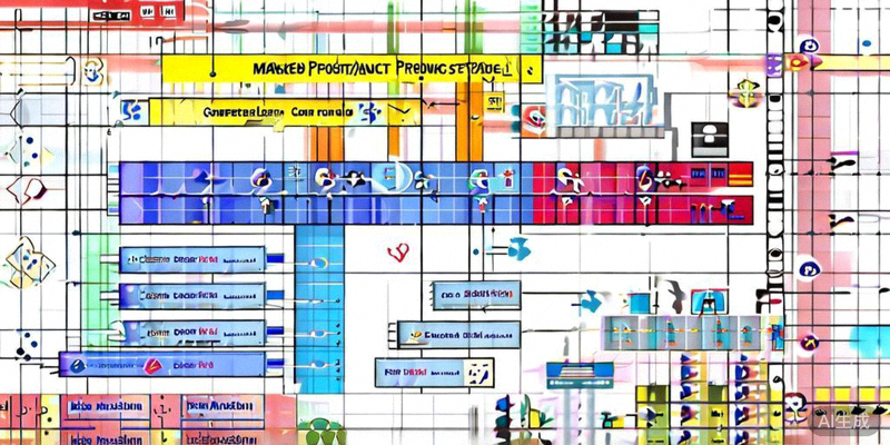 市场定位与选品策略流程图：从宏观分析、竞争扫描到消费者洞察，最终形成差异化产品矩阵