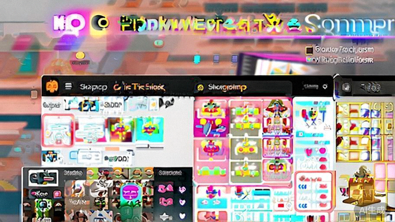 全球社交电商平台如TikTok Shop和Instagram Shopping的界面与用户互动场景展示图